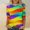 U, variant on Womens Summer Tops Womens Summer Tops Women's Casual Round Neck Top for Women with Colorful Carnival Print Three Quarter Sleeves T Shirt 3XL