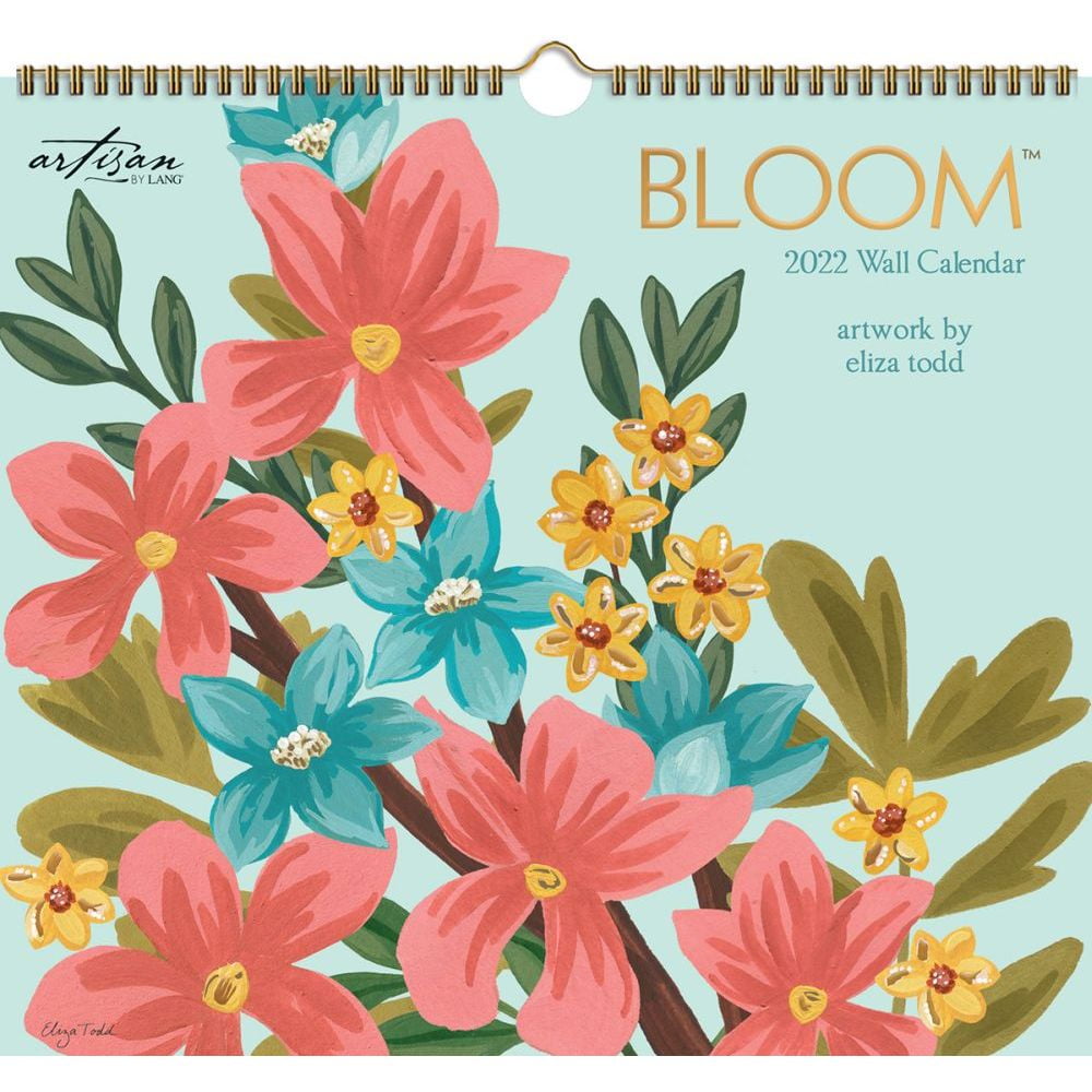 bloom 2022 spiral calendar walmart com