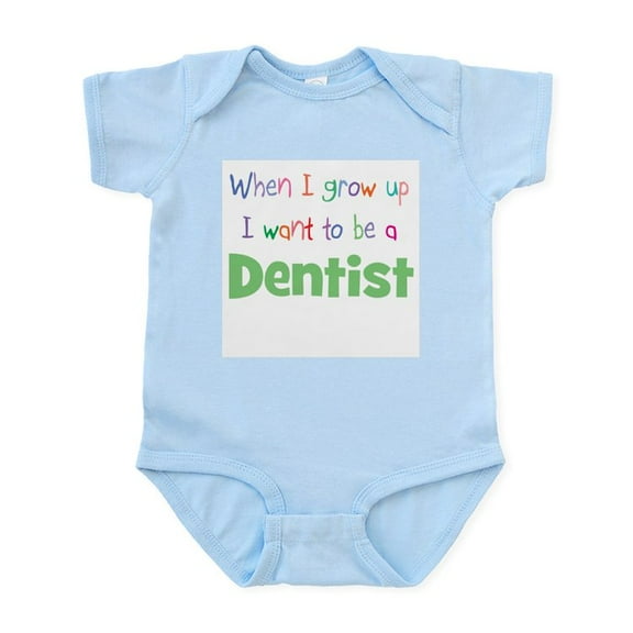 CafePress - When I Grow Up Dentist Infant Bodysuit - Baby Light Bodysuit, Size Newborn - 24 Months