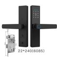 thumbnail image 2 of Smart Door Lock Digital Electronic Lock Smart Home Wooden Door Lock Biometric Fingerprint ,Easy to Use, 2 of 7