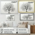 thumbnail image 4 of Designart "Monochromatic Maple Simplicity I" Tree Maple Floater Framed Canvas Prints, 4 of 5