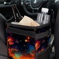 thumbnail image 6 of Fireflies Foldable Car Trash Can with Lid, Leak-proof Mini Trash Can Hanging Storage Bag- Car Trash Bin for, 6 of 6
