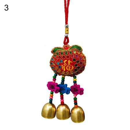 

Wind Chimes Sachet Adorable Multi-pattern Chinese Style Car Pendant Fish Metal Bell Wind Chimes for Dragon Boat Festival