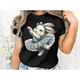 thumbnail image 2 of Dancing Bunny Rabbit Ballerina Ballet Dancer Dance Life Gift T-Shirt Bunny Ballet Dance Birthday Holiday Present Men Women Kids Tshirt, 2 of 10