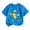 AB339 Blue, variant on Bainana Short Sleeve T Shirts For Boys Baseball Print Loose Tops Big Kids Summer Tees