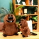 thumbnail image 4 of Juguetes de piscina, juguetes para bebés, juguetes para niños pequeños, lindos animales de peluche de castor, nutrias, coyotes, muñeco de marmota, muñeco de peluche, 4 of 7