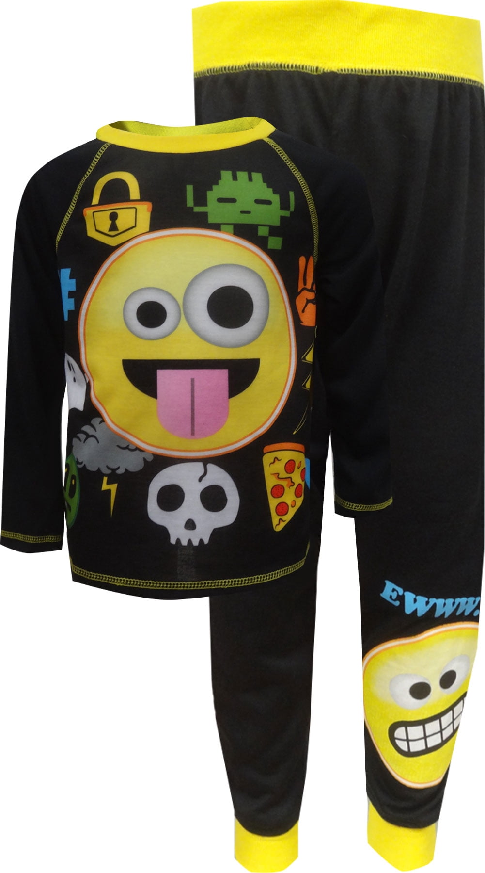 Smiley Emoji Sleepwear Short Pajamas Set