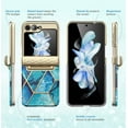 thumbnail image 4 of i-Blason Cosmo Series Protective Case for Samsung Galaxy Z Flip 5 5G (2023), Ocean Blue, 4 of 9