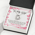 thumbnail image 3 of To My Wife Wonderful Best Friend Wife Birthday Message Forever Necklace w Message Card, 3 of 20