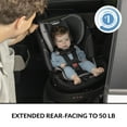 thumbnail image 3 of Evenflo Revolve360 Slim 2-in-1 Rotating Car Seat, Cambridge, Black/Gray, 3 of 10