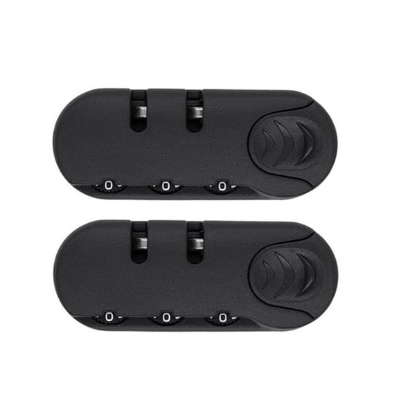 2 pack Luggage Password Lock, 3 Digit Password High Security Frosted Texture Replacement Code Combination Travel Luggage Lock for Suitcases, Travel Cases, Tool Boxes