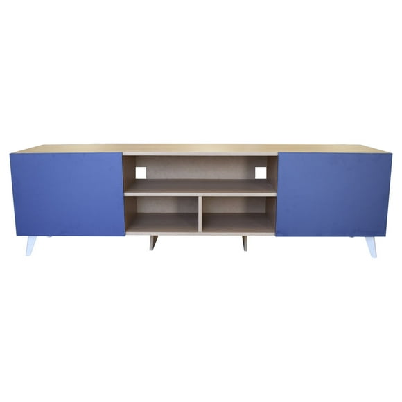 Mueble para TV Hogare 80' Roble Azul Centro de entretenimiento Europa