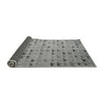 thumbnail image 2 of Ahgly Company Indoor Square Abstract Gray Modern Area Rugs, 3' Square, 2 of 4