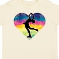 thumbnail image 4 of Inktastic Ice Skating Watercolor Heart Girls Girls Toddler T-Shirt, 4 of 5