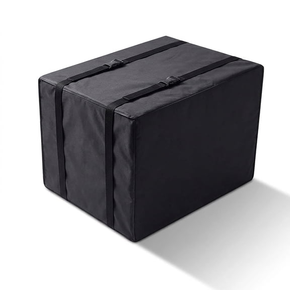 Window Air Conditioner Cover Outdoor, Outside Window AC Unit Cover Black Dust-proof Waterproof Outdoor AC Protection Insulation Defender (21Wx16Dx15H)