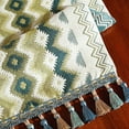 thumbnail image 3 of 14*85in Bohemian style table runner, TV Cabinet Dining room Home decor long strip tablecloth - style:style1;, 3 of 5