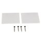 thumbnail image 3 of 10x Cat5e Doble Port Superficie Mount Outlet Box Placa De Cara + Combo De Backbox Sunnimix Placa de cara de 2 puertos, 3 of 8