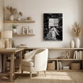 thumbnail image 3 of 1.5-Inch Thick Canvas Print Wall Art for Living Room, Bedroom, Office or Entryway – Decorative Wall Decor with Woman Reading Newspaper In Garden -24x36x1.5 in, 3 of 9