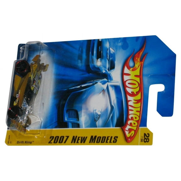 Hot Wheels 2007 New Models 28/36 Drift King Gold Toy Car 028/180