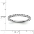 thumbnail image 4 of Sterling Silver Rhodium-Plated 28 Stone Cz Ring (Size 6) Made In Indonesia qr3404-6, 4 of 4