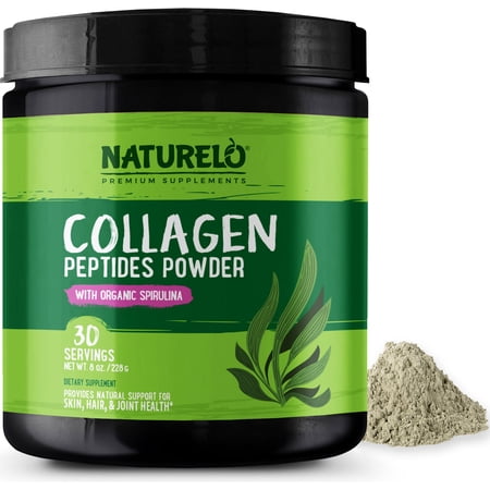 NATURELO Collagen Peptides Powder, 30 Servings