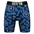 thumbnail image 2 of Men's Rock Em Socks Tennessee Titans All-Over Logo Underwear and Crew Socks Combo Pack, 2 of 3
