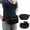 Black, variant on Fanny Pack Adjustable Waist Belt Bag Pouch Travel Sport Hip Purse Olive or Khaki