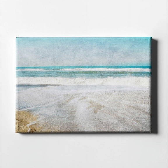 Epic Graffiti  "Serene Coast Landscape" by Linda Woods, Giclee Canvas Wall Art 26"x40"