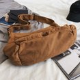 thumbnail image 2 of Qarigey Bolso de mano elegante y práctico para mujer hecho de lona duradera bolso de hombro para adolescente Bolsas de mensajero y de hombro Marrón, 2 of 6
