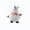 B, variant on Tyidzon Pink Snowman Christmas Ornament, Cartoon Cute Hanging Pendant for Winter Tree Home Wall Window Party Decor