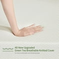 thumbnail image 3 of 5 Inch Twin Green Tea Memory Foam Mattress, Fiberglass free, Medium Firm Feel, Certified Safe Foams & Fabric Mattress in A Box, 3 of 6
