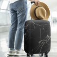 thumbnail image 3 of Travel Luggage Cover Suitcase Protector Fits 18-32 Inch Luggage Wheel Covers Patterned Travel Related Items Flower Luggage Protector Elastic Luggage Anti-scratch Suitcase Cover M, 3 of 5