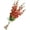 Red, variant on 6pcs Artificial Silk Convallaria Majalis Lily Orchid Flower Bouquet Realistic Stems Arrangement DIY Faux Shrubs Plants for Corsage Boutonniere Wreath Home Party Decor (Brown),Brown