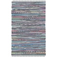 thumbnail image 2 of Safavieh Rag 2' X 3' Hand Woven Cotton Rug in Aqua, 2 of 4
