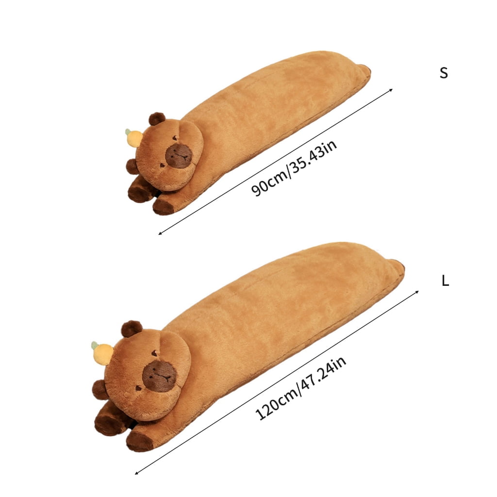 CIYISON Soft And Supportive Long Capybara Pillow Stuffed Plushies For Enhances Relaxation Suitable For Any Age Group
