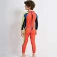 thumbnail image 4 of Traje de natación de buceo de manga larga 2.5 mm neopreno Sunnimix niños completo xl naranja, 4 of 8