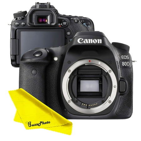 Canon EOS 80D DSLR Camera (Body Only) with FREE Buzz-Photo Cleaning