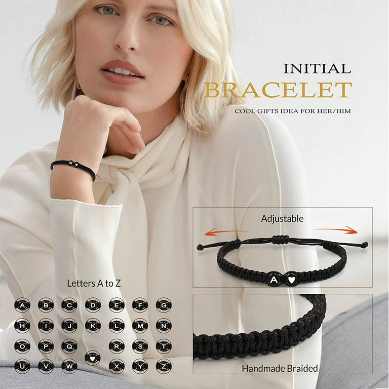 TINGN Initial Bracelets for Women Girls Gifts Heart Bracelets 