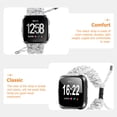 thumbnail image 3 of Bracelet de Montre Intelligente Réglable en Nylon Compatible pour Versa, 3 of 6