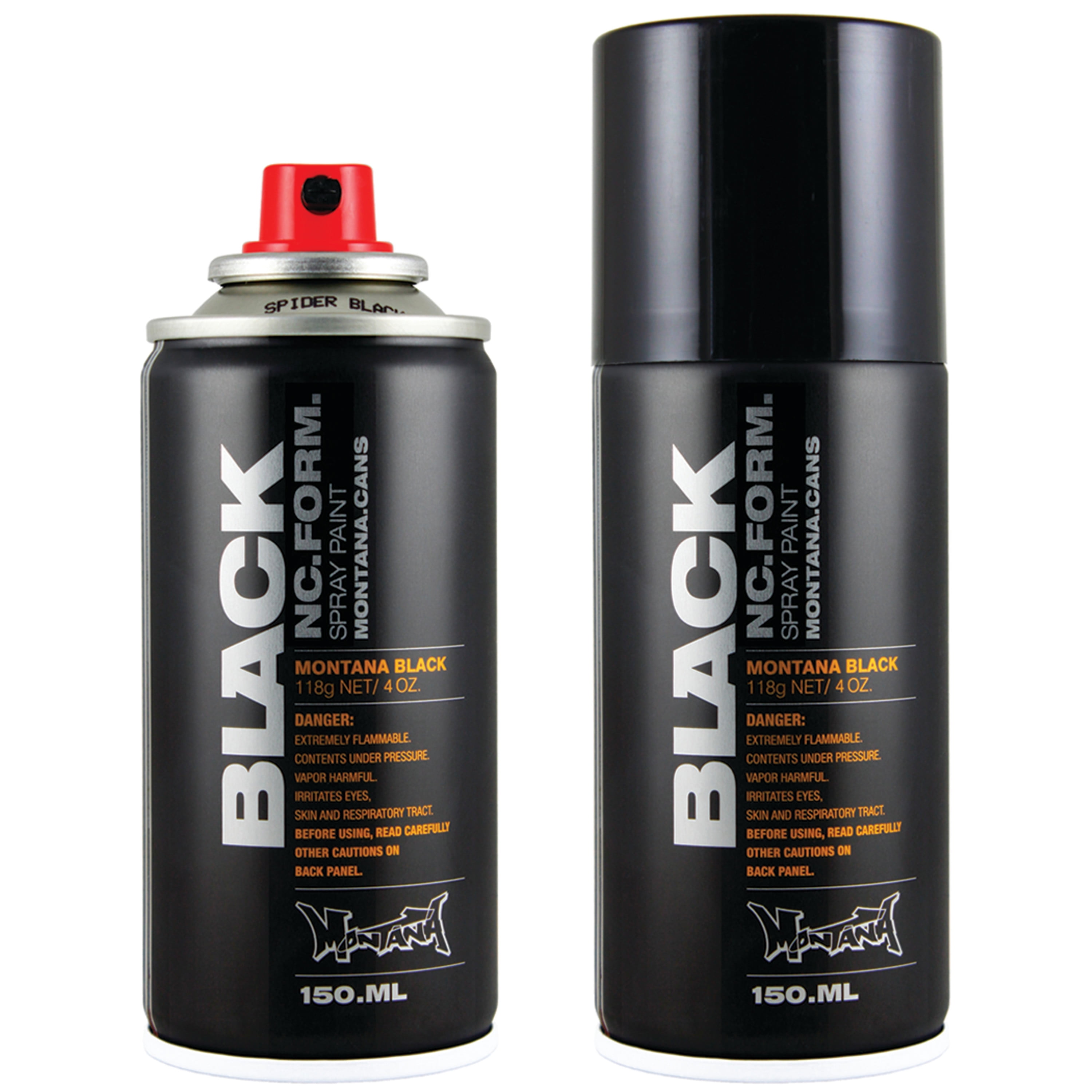 Montana BLACK 150ml Spider Effect Spray Color, Black