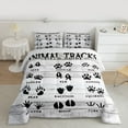 thumbnail image 2 of Homewish Deer Bear Fox 3 Pieces Queen Comforter Set for Boys Girls,Rustic Cabin Ultra Soft Bedding Sets,Animal Print Bedding Comforter Set,Breathable Home Decor,Reversible, 2 of 8