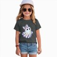 thumbnail image 4 of KPVEVIQ Toddler Girls Boys Halloween Shirts Fun Ghost Graphic T-Shirt Fall Tee Top Short Sleeve Cute Kids Clothes, 4 of 5