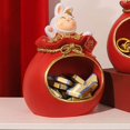 thumbnail image 3 of facefd Rabbit Resin Statue Figurine Sculptures Jewelry Rabbit Basket Storage Box Candy Bedroom Storage Box, 3 of 9