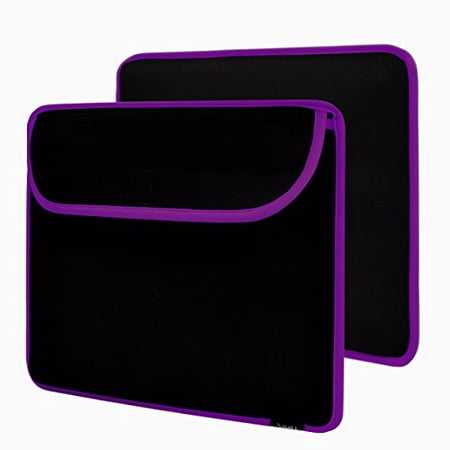 Unik Case Hot Edge Purple on Black Neoprene Laptop Sleeve Bag Case Cover for All 13