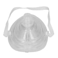 thumbnail image 3 of Protector facial CPR, silicona suave, reutilizable, reanimación cardiopulmonar, cubierta facial de emergencia, color blanco, 3 of 5