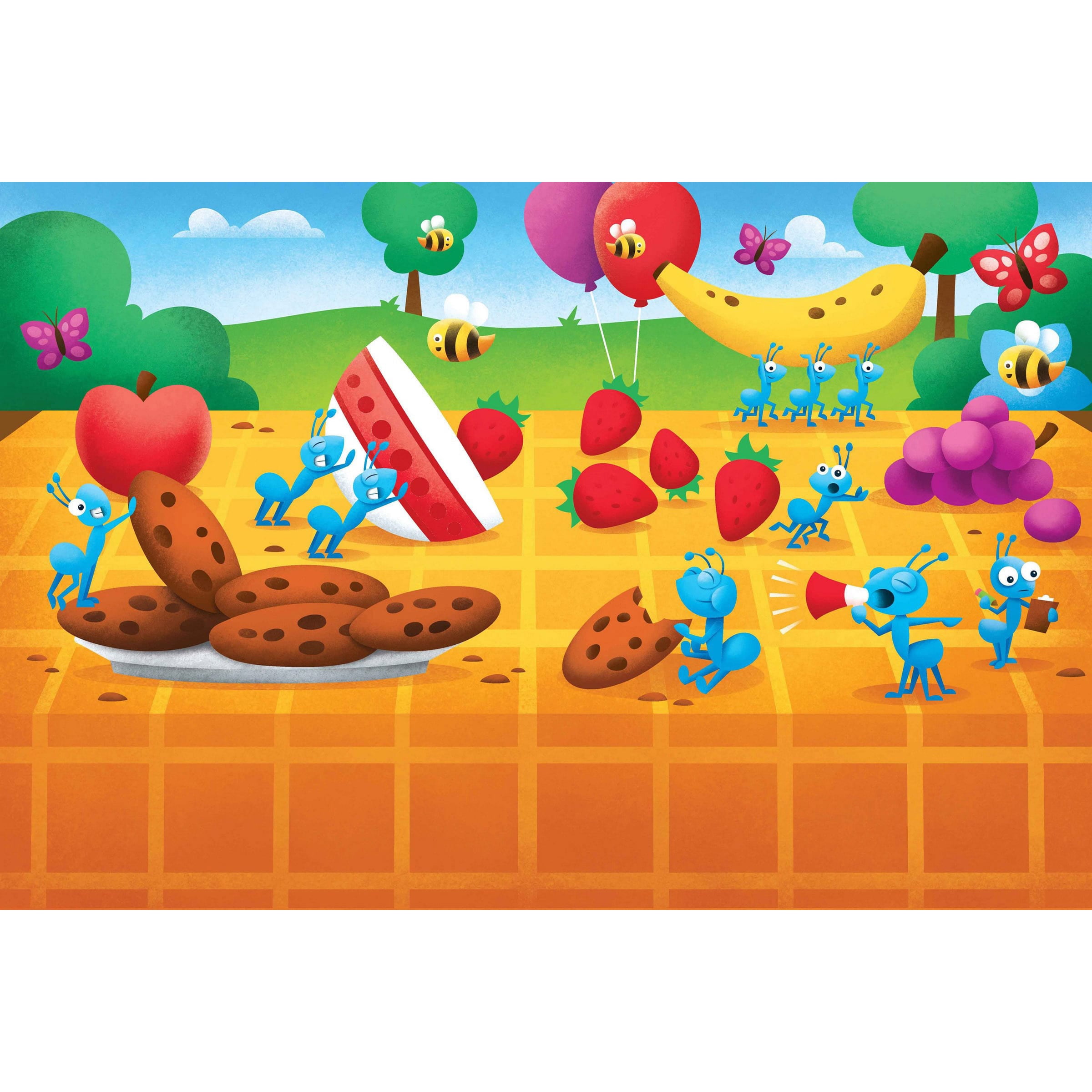 Marmont Hill "Ants at a Picnic" by Curtis Painting Print on Canvas