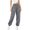 Dark Gray, variant on Women's Tapered Jogger Sweatpants Loose Fit Elastic Ankles Casual Athletic Bottoms Solid Color Lightweight Relaxed Daily Wear Trousers