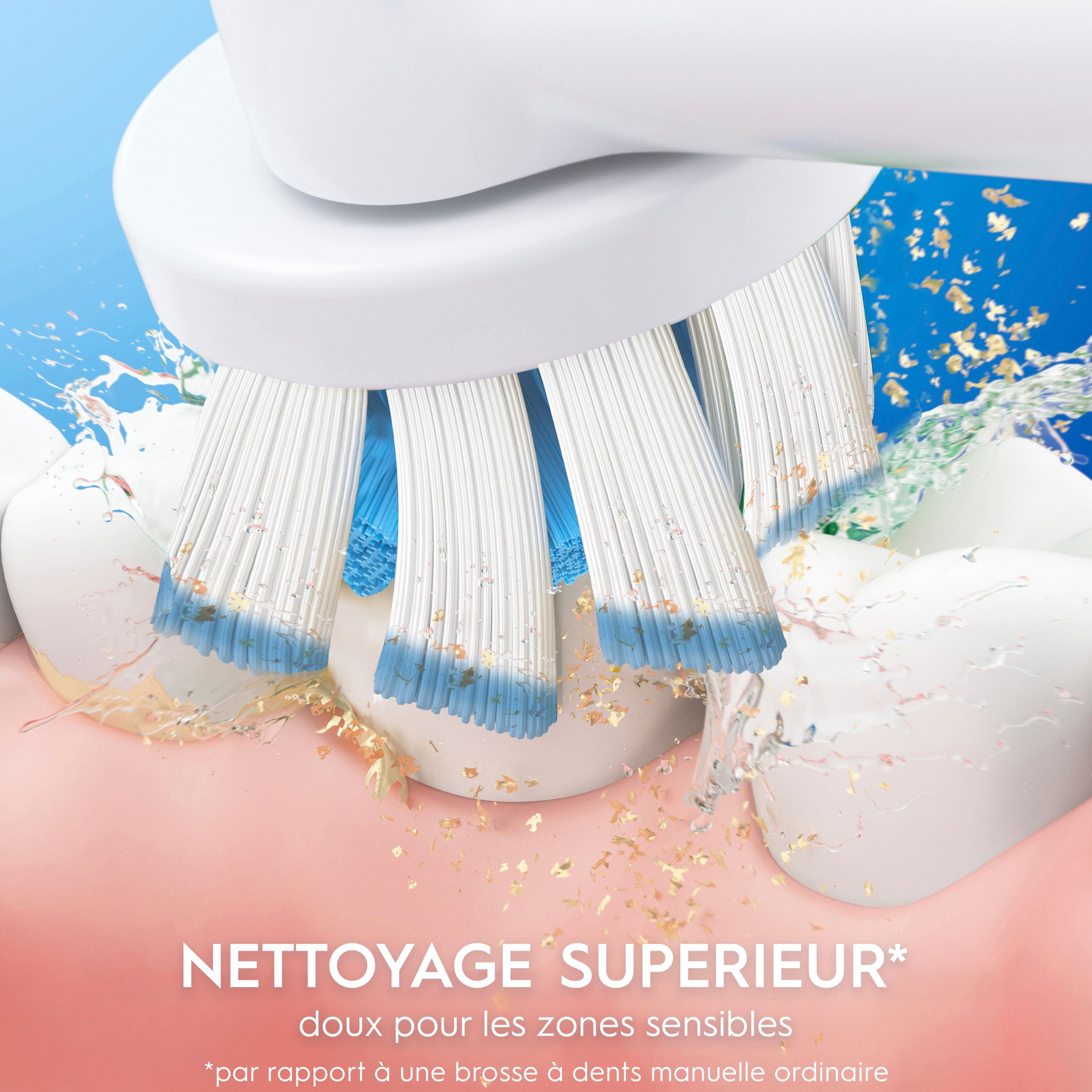 Brossettes de rechange Oral-B Sensibilité et gencives X filaments en X