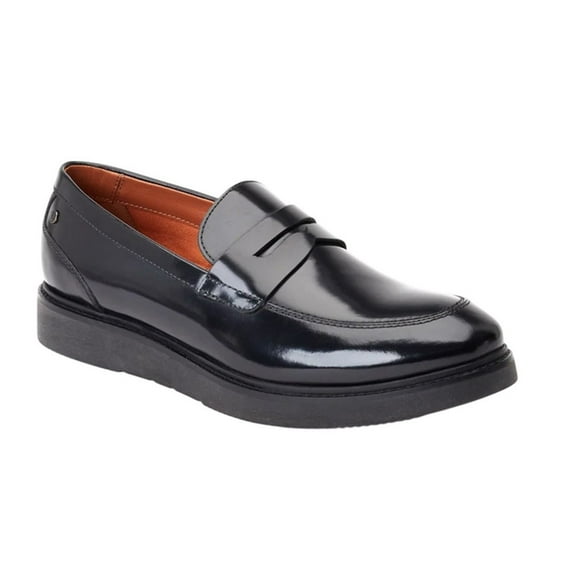 Base London Mens Sid Leather Penny Loafers