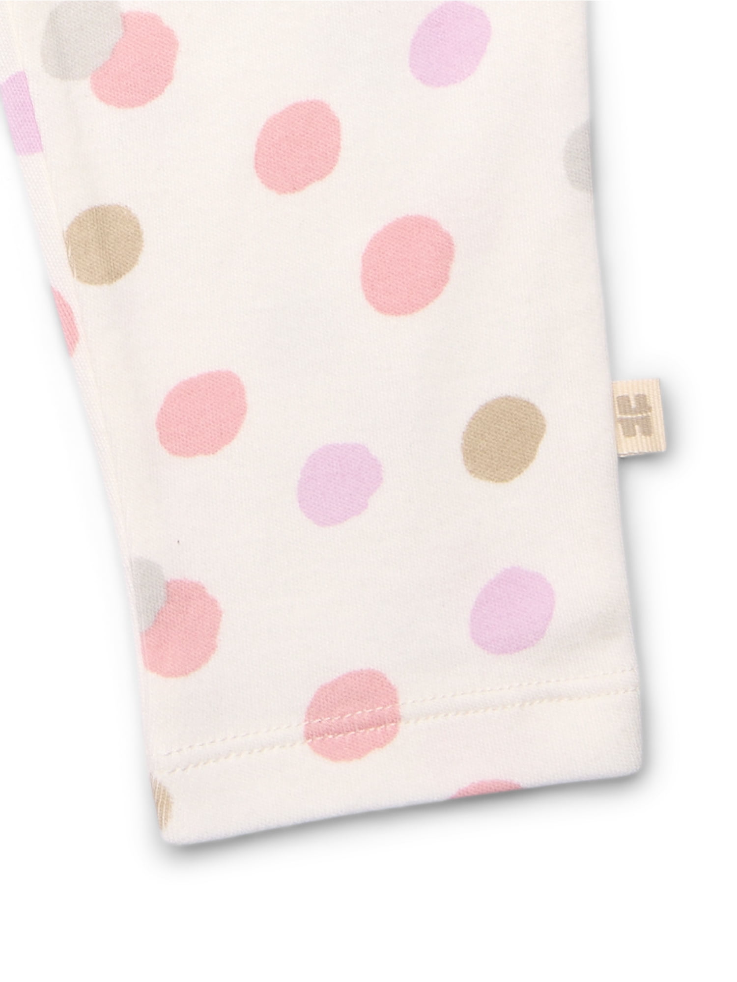Huggies Baby Girl Cotton Leggings, 2-Pack, Sizes 0M-24M